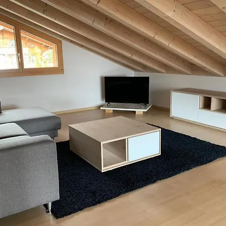 Region De Gstaad, Duplex De 80m2 茨魏西门